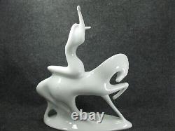 ROYAL DUX BOHEMIA CZECH Jaroslav Jezek Lady Godiva Riding the White Horse