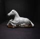 Rare Antique 15 Chinese Export Porcelain Blanc De Chine Laying Down Horse