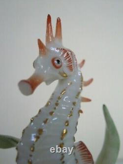 Rare Art Deco Hutschenreuther-rosenthal Porcelain Sea Horse Fish Figurine