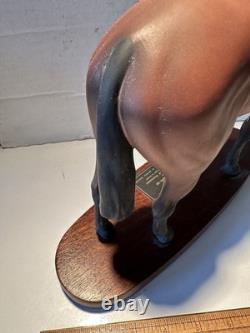Rare Beswick England Horse Figurine Arkle Thoroughbred with Jockey Pat Taaffe