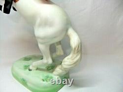 Rare Beswick Rearing Horseman Huntsman On Grey White Horse 868