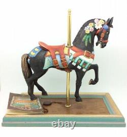 Rare Capodimonte Principe Cazzola Porcelain Carousel Horse Ltd Ed Figure 21/1000