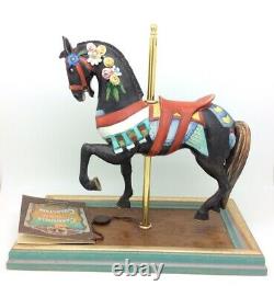 Rare Capodimonte Principe Cazzola Porcelain Carousel Horse Ltd Ed Figure 21/1000