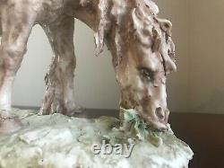 Rare Early Guido Cacciapuoti Horse SculptureItalianArtist Signed Made In Italy