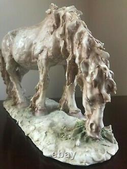 Rare Early Guido Cacciapuoti Horse SculptureItalianArtist Signed Made In Italy