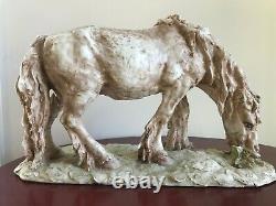 Rare Early Guido Cacciapuoti Horse SculptureItalianArtist Signed Made In Italy