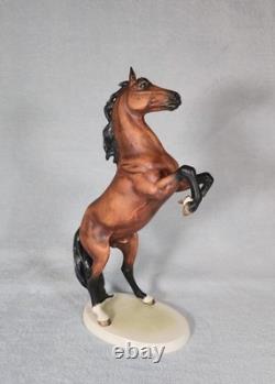 Rare Gerhard Bochmann Goebel West Germany 12.5 Rearing Stallion Horse Figurine