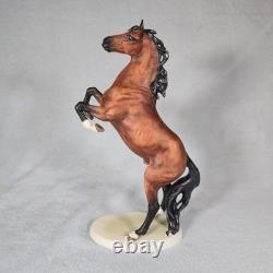 Rare Gerhard Bochmann Goebel West Germany 12.5 Rearing Stallion Horse Figurine