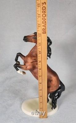 Rare Gerhard Bochmann Goebel West Germany 12.5 Rearing Stallion Horse Figurine