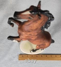 Rare Gerhard Bochmann Goebel West Germany 12.5 Rearing Stallion Horse Figurine