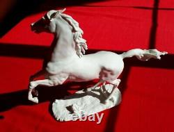 Rare German Kaiser Porcelain Rearing Stallion Comet, White Bisque #481