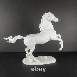 Rare German Kaiser Porcelain Rearing Stallion Comet, White Bisque #481