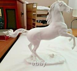 Rare German Kaiser Porcelain Rearing Stallion Comet, White Bisque #481