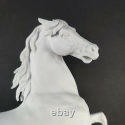 Rare German Kaiser Porcelain Rearing Stallion Comet, White Bisque #481