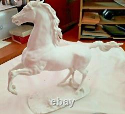 Rare German Kaiser Porcelain Rearing Stallion Comet, White Bisque #481