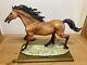 Rare Giuseppe Armani Running Horse Porcelain Figurine Withsignature Beautiful