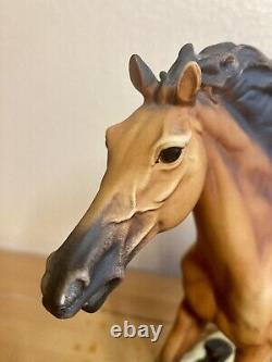 Rare Giuseppe Armani Running Horse Porcelain Figurine withSignature Beautiful