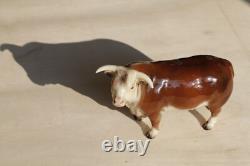 Rare Hagen Renaker 1954 Domino Porcelain Bull figurine