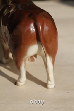 Rare Hagen Renaker 1954 Domino Porcelain Bull figurine
