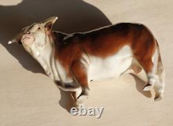 Rare Hagen Renaker 1954 Domino Porcelain Bull figurine