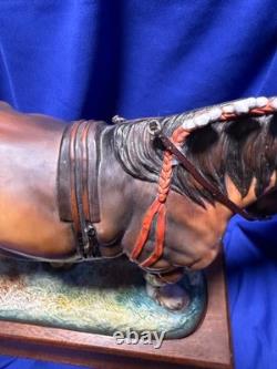 Rare Hereford Fine China Horse Drafter 220 of 250 9 Porcelain