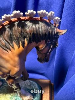 Rare Hereford Fine China Horse Drafter 220 of 250 9 Porcelain