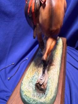 Rare Hereford Fine China Horse Drafter 220 of 250 9 Porcelain