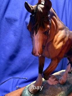 Rare Hereford Fine China Horse Drafter 220 of 250 9 Porcelain