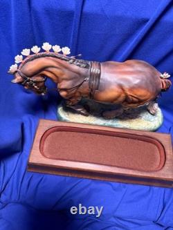Rare Hereford Fine China Horse Drafter 220 of 250 9 Porcelain