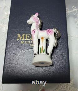 Rare! Herend Porcelain Figurine Meissen horse unused beauty product cute 8.5 cm