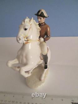 Rare Hutschenreuther Lipizzaner Horse & Rider Porcelain Figurine #2640/3 Mint