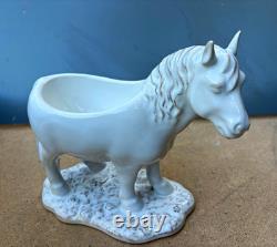 Rare Juliska Clever Creatures Claude Horse Stoneware Serving Bowl / Planter