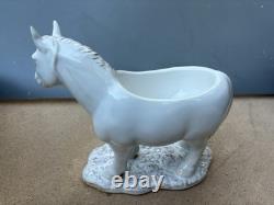 Rare Juliska Clever Creatures Claude Horse Stoneware Serving Bowl / Planter