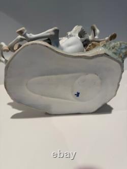 Rare Lladro Playful Horses Figurine - MINT, RETIRED 16 x 14.5