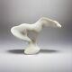 Rare Porcelain Modern Horse Royal Dux White Gloss Jaroslav Jezek 1960's