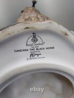 Rare! Royal Doulton CANCARA THE BLACK HORSE horse