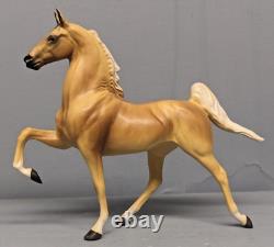 Rare San Marcos Hagen Renaker DW Saddlebred Horse Matte Palomino 1 of 50 Made