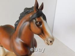 Rare Stunning Large Herend Hungary Figure Clydesdale Horse Mint Condition