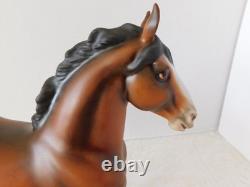 Rare Stunning Large Herend Hungary Figure Clydesdale Horse Mint Condition
