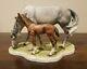 Rare Vintage 1974 Goebel Horse Mare & Foal Figurine By G. Bochmann W Germany