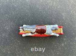 Rare Vintage Halcyon Days Rocking Horse Frolic the Fearless Porcelain Figure