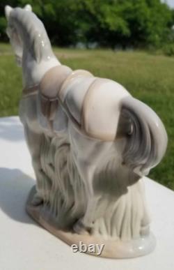 Rare Vintage Porcelain Nativity Horse By Mirmasu Gray Grey Made in Spain NMINT