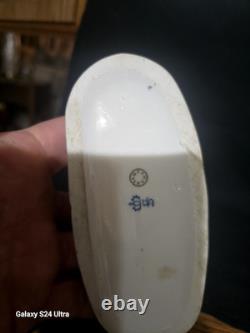 Rare Vintage SITZENDORF PORCELAIN OFFICER HORSEBACK FIGURE Germany C. 1900