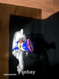 Rare Vintage SITZENDORF PORCELAIN OFFICER HORSEBACK FIGURE Germany C. 1900