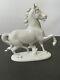 Rare Vtg Rosenthal White Porcelain Galloping Horse Prof T Karner 1136germany