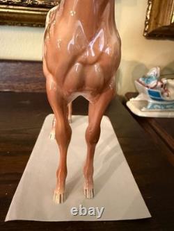 Rare and HTF Pour Horse Pottery Red Okie Clay Porcelain 7 excellent