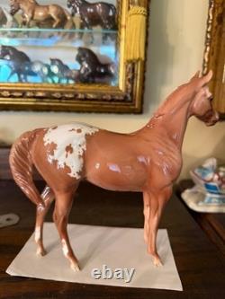 Rare and HTF Pour Horse Pottery Red Okie Clay Porcelain 7 excellent