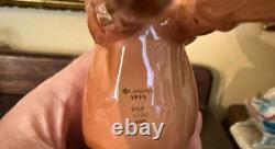 Rare and HTF Pour Horse Pottery Red Okie Clay Porcelain 7 excellent