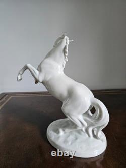 Rare vintage 1970s large Wallendorf horse figurine