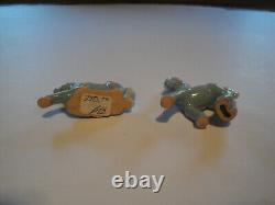 Rosemeade Pottery Rare Blue Horse Miniature Figurines NICE